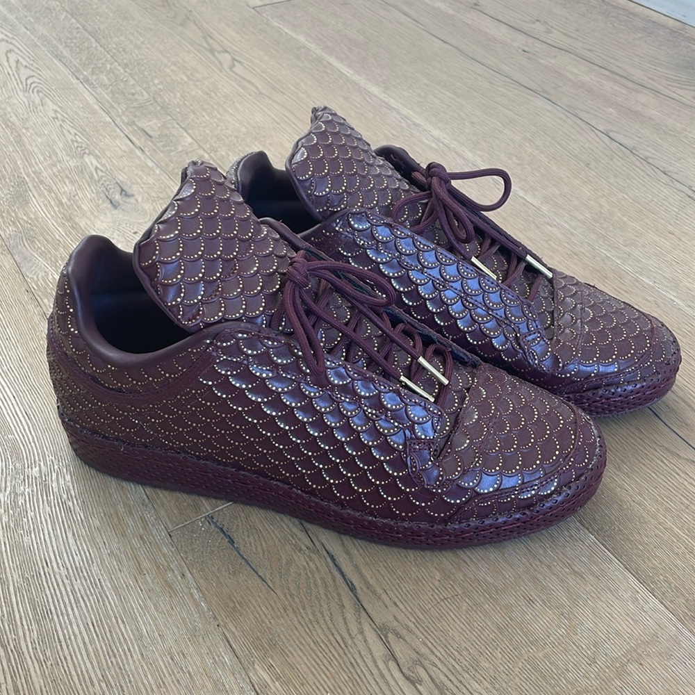 2015 Adidas Originals D70353 Top Ten Mid PC Ornament Men's Leather Sneakers